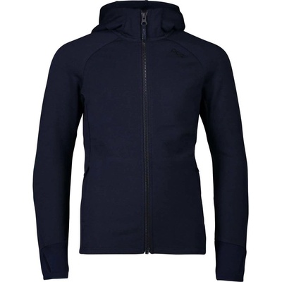 POC Merino Zip Hood Jr Turmaline Navy