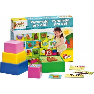 Lisciani Carotina Pyramída pre deti a puzzle