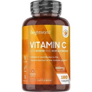 WeightWorld Vitamin C 1000 mg With Rosehip and Bioflavonoids [180 Таблетки]