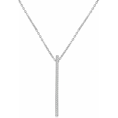 Agato Elegantný strieborný náhrdelník AGT-N037W