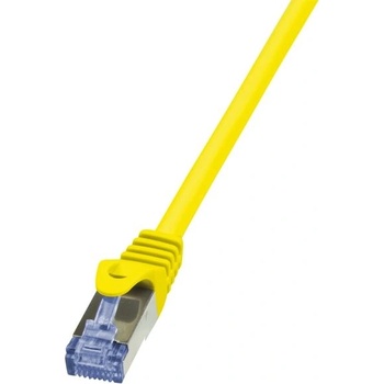 LogiLink Кабел S/FTP LOGILINK Cat6a, LSZH, Мед, 10 м, Жълт, AWG26, Двойно екраниран CQ3097S (CQ3097S) (CQ3097S)