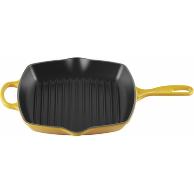 Le Creuset 20183266720422 Grilovacia panvica Signature štvorcová 26 cm slnečno žltá
