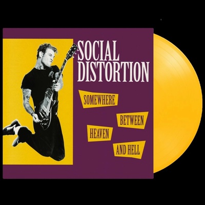 Social Distortion - Somewhere Between Heaven... Yellow Vinyl LP