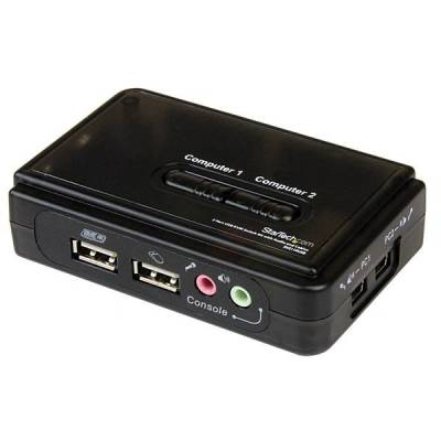 StarTech StarTech. com SV211KUSB KVM превключвател Черен (SV211KUSB)