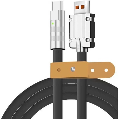 SES 15827 Odolný Lightning - USB 2.0, 2m, černý