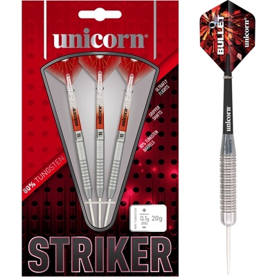 Unicorn Gary Anderson Bullet Stainless Steel Darts - Silver