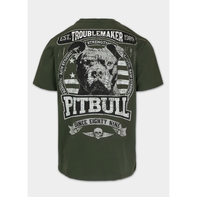 PitBull West Coast Troublemaker tričko zelené