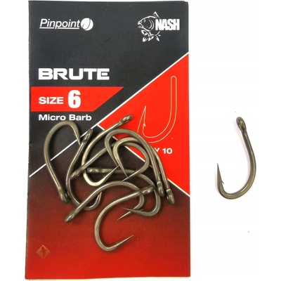 Kevin Nash Pinpoint Brute Micro Barbed veľ.4 10 ks