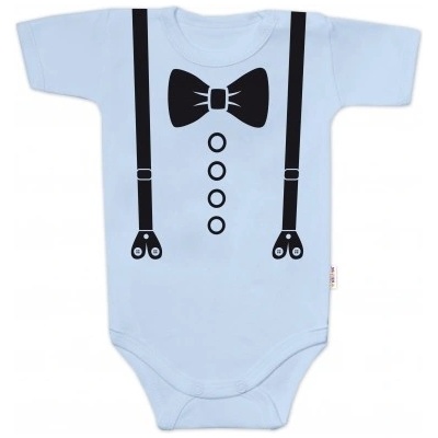 Baby Nellys Body krátký rukáv Elegán sv. modré – Zboží Dáma