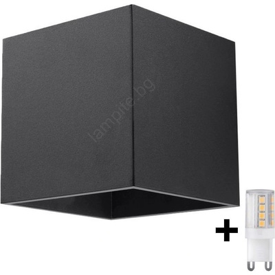 Brilagi - LED аплик MURO 1xG9/4W/230V черен (BG0561)