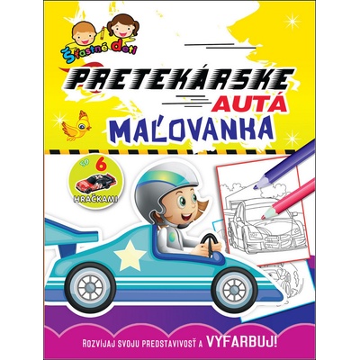 Pretekárske autá Maľovanka -
