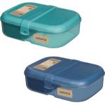 Holmes Products (Europe) Limited Система кутия за закуски с разделители Ocean Bound Ribbon Lunch с контейнер за кисело мляко 1.1 л, микс от цветове