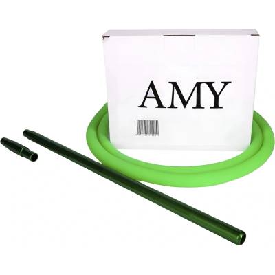 AMY Deluxe Set silikonová hadice s náustkem zelená