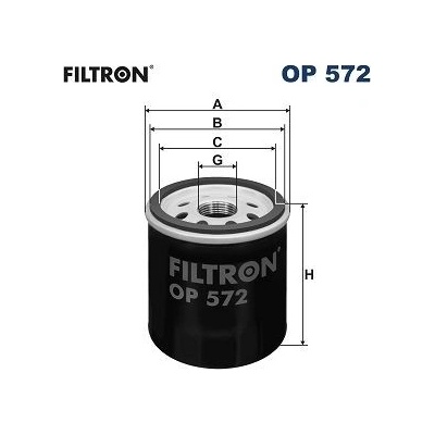 FILTRON Olejový filter OP 572