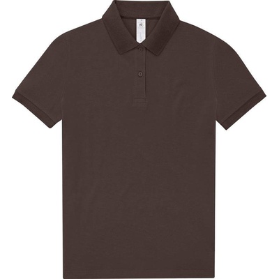 B&C My Polo 210 /women Dámske piqué polo hnedá roasted coffee
