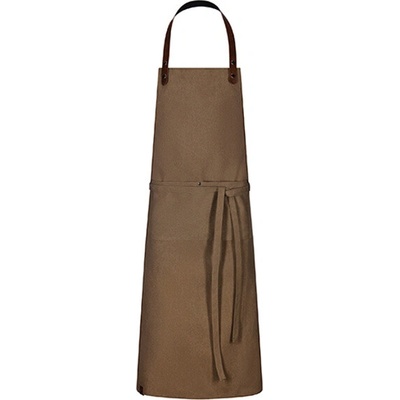 Exner Dlhá pracovná zástera s trakmi EX198 Mid Brown Washed 75 x 100 cm