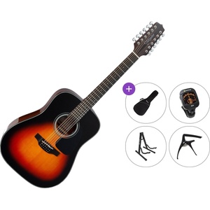 Takamine GD30-12 Premium SET Brown Sunburst 12-струнни акустични китари
