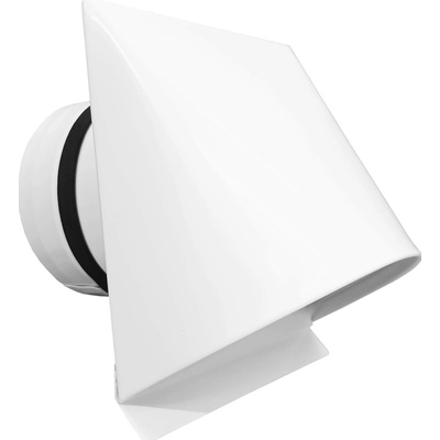 SystemHome kulatá bílá 200 mm pozinkovaný plech