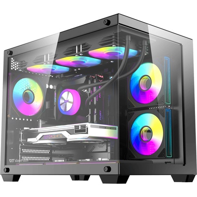 darkFlash B275 Pro black + 6 fan (B275-PRO-6F-BK)