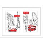 STYLER Рамка за снимки Japan 20 x 27 см бяла (RA-13201)