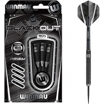 Winmau Blackout Tungsten alloy Darts - Black