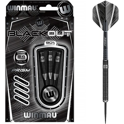 Winmau Blackout Tungsten alloy Darts - Black
