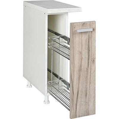 Matis Кухненски шкаф долен бутилиера in d20 сив дъб