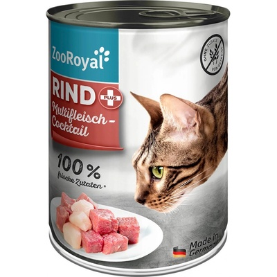 ZooRoyal pro kočky hovězí koktejl z různých druhů masa 6 x 0,4 kg