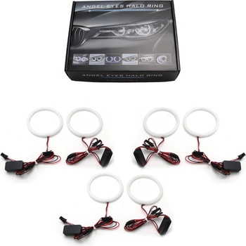 Диодни Ангелски Очи за Alfa Romeo 159 - Lightbar design матирани - бял цвят (LEDALFACT)