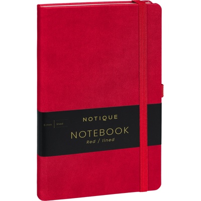 Notique Бележки Червено, подшити, 13 x 21 cm NOTIQUE | Cherven | Home | UNI
