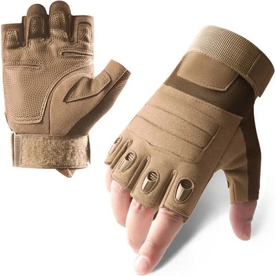 DRAGOWA Tactical Тактически ръкавици Pine short, каки (DRG080.Khaki)