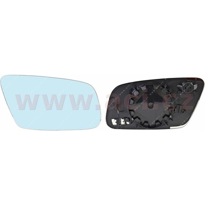 Sklo, vonkajšie zrkadlo VAN WEZEL 0317838