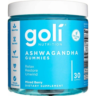 Goli Nutrition Ashwagandha Gummies 30 gumových bonbonů