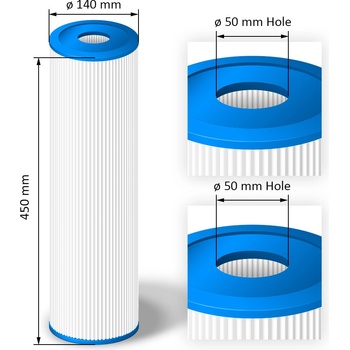 Crystalline Pool Spa Filter Filtrační kartuše SC738
