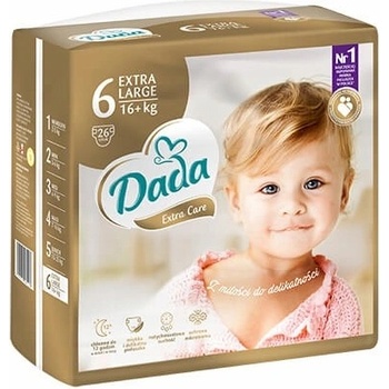 Dada Extra Care XL 6 16+ kg 3 x 26 ks