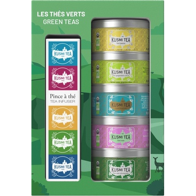 Kusmi Tea Set čajů bio Green s infuzérem 5 ks