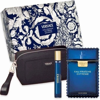 Versace Man Eau Fraiche Extreme EDP 100 ml + EDP 10 ml + Case комплект за мъже