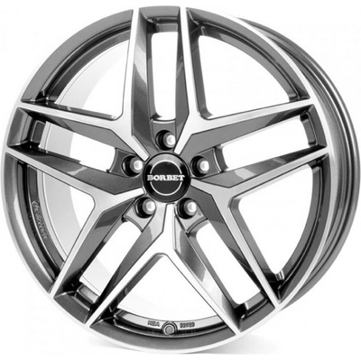 Borbet Z 8x18 5x112 ET38 mistral anthracite gloss