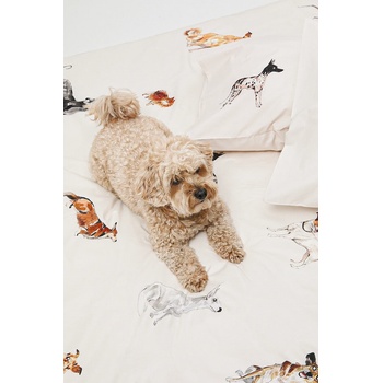 MEDICINE Комплект памучно спално бельо Medicine в бежово (RW25-PCU450)