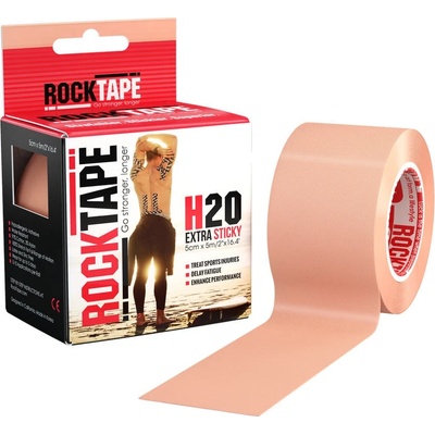 RockTape Kineziologické tejpy H2O béžová 5cm x 5m