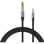 Vention Аудио кабел Vention BAUHF, 3.5mm TRS мъжки към 6.35mm мъжки, 1m, сив (BAUHF)