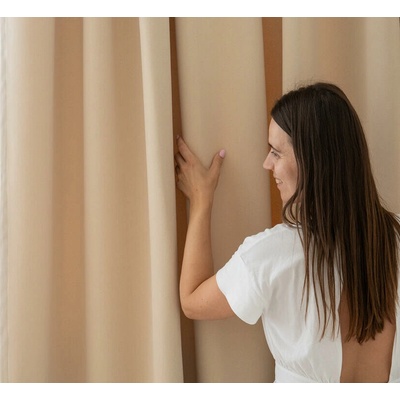 Škodák Zatemňovací záves Blackout - vanilkový - š. 140 cm