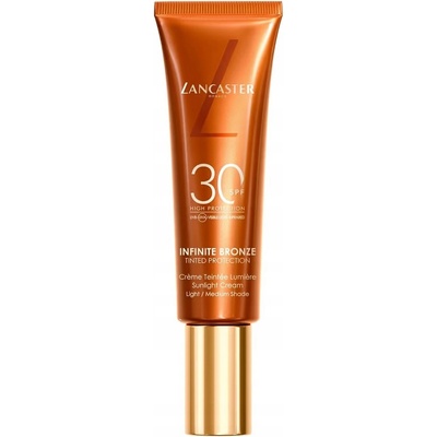 Lancaster Infinite Bronze Tinted Protection SPF30 Tónovací krém s UV ochranou 1 light/medium 50 ml