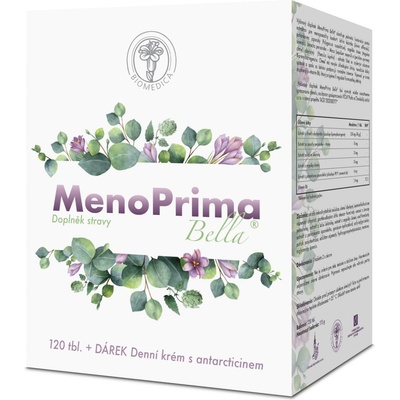 MenoPrima Bella nehormonální doplněk stravy pro menopauzální komfort ženy 120 tablet