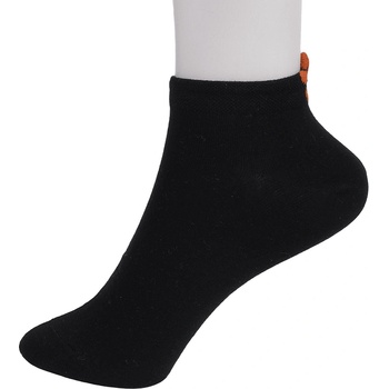 Image 1 of Дамски къси чорапи в черно с цвете