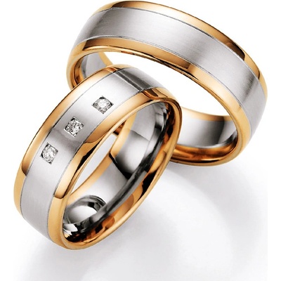 Snubní prsteny s diamantem SP704