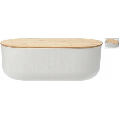 Sada chlebníku Excellent Houseware béžový, bílý plast