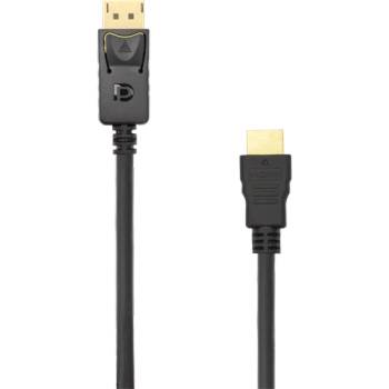SBOX Кабел, КАБЕЛ dp мъжки - hdmi мъжки 2 м dp-hdmi-2/r (dp-hdmi-2/r)