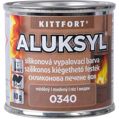 Kittfort Aluksyl vypalovací silikonová žáruvzdorná barva 0340 měděný 80 g