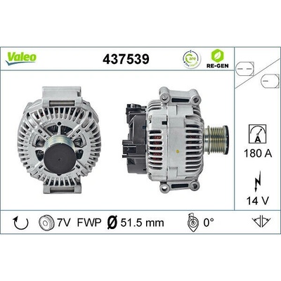 VALEO Alternátor VALEO 437539